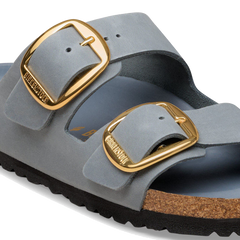 Arizona Big Buckle Basalt Grey Leather (Women)
