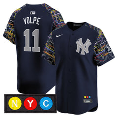 NYY Subway Style Vapor Premier Limited Jersey - Stitched