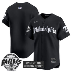 Phillies 'Retro Newspaper Edition' Vapor Premier Limited Jersey - All Stitched