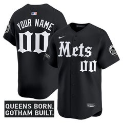 NYM 'Gotham Gothic Edition' Vapor Premier Limited Custom Jersey - All Stitched