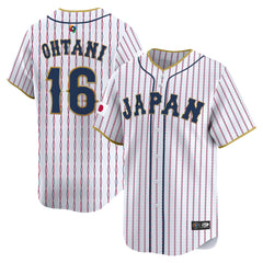 Team Japan World Baseball Classic Vapor Premier Jersey - 2026 Roster - All Stitched
