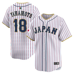 Team Japan World Baseball Classic Vapor Premier Jersey - 2026 Roster - All Stitched