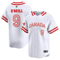 Team Canada World Baseball Classic Vapor Premier Jersey - 2026 Roster (Projected Number) - All Stitched