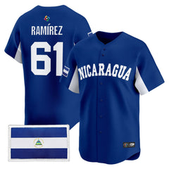 Team Nicaragua 2026 World Baseball Classic Vapor Premier Jersey - All Stitched