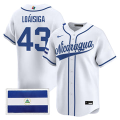 Team Nicaragua 2026 World Baseball Classic Vapor Premier Jersey - All Stitched