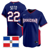 Team Dominican Republic World Baseball Classic Vapor Premier Jersey - All Stitched