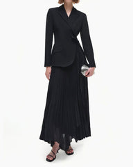 (Pre-sale) Classic Crepe Combo Blazer Dress