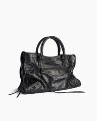 Women's black LA City Calfskin Bag Small
