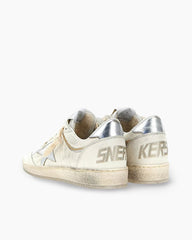 Women’s Travel Ready Leather Low-Top Silver Star Sneakers
