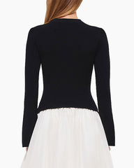 (Pre-sale) Colorblocked Fit Flare Dress