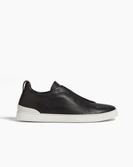 Men's First Class Travel Soft Leather Slip-On Sneakers