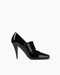 Women's Sliced Square Leather Pumps