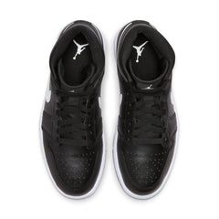 Air Jordan 1 Mid "Black White" - Women's