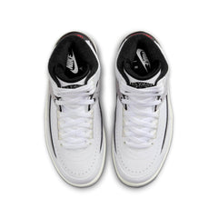 Air Jordan 2 Retro "White Fire Red Black Cement" - Boy's GS