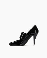 Women's Sliced Square Leather Pumps