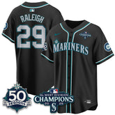 SEA 50th Anniversary Black Out Style Vapor Premier Limited Jersey - All Stitched
