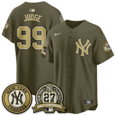 NYY New Era Olive 2026 Armed Forces Day Jersey -All Stitched