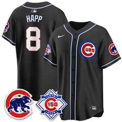 CHC 150th Anniversary Black Out Style Vapor Premier Limited Jersey - All Stitched