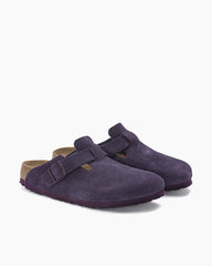 Women's Suede U-Style Soft Footbed Boston Clogs
