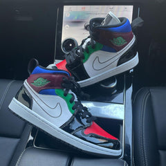 Air Jordan 1 Mid 'Multi Colour Patent'