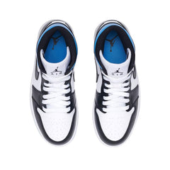 Air Jordan 1 Mid 'University Royal Black'