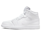 Air Jordan 1 Mid 'Triple White' (2022)