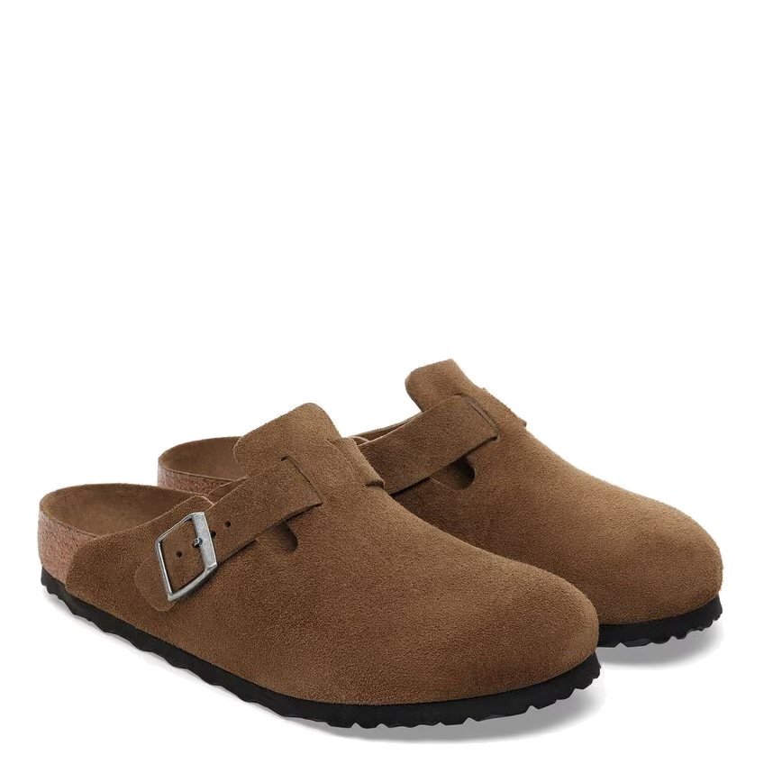 Boston Soft Footbed Dark Tea Suede (Women)