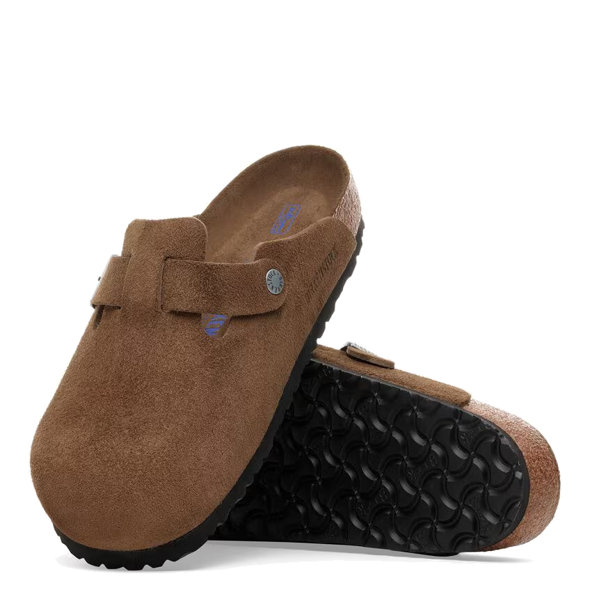 Boston Soft Footbed Dark Tea Suede (Women)