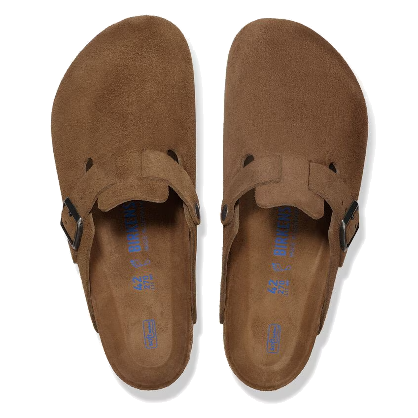 Boston Soft Footbed Dark Tea Suede (Women)