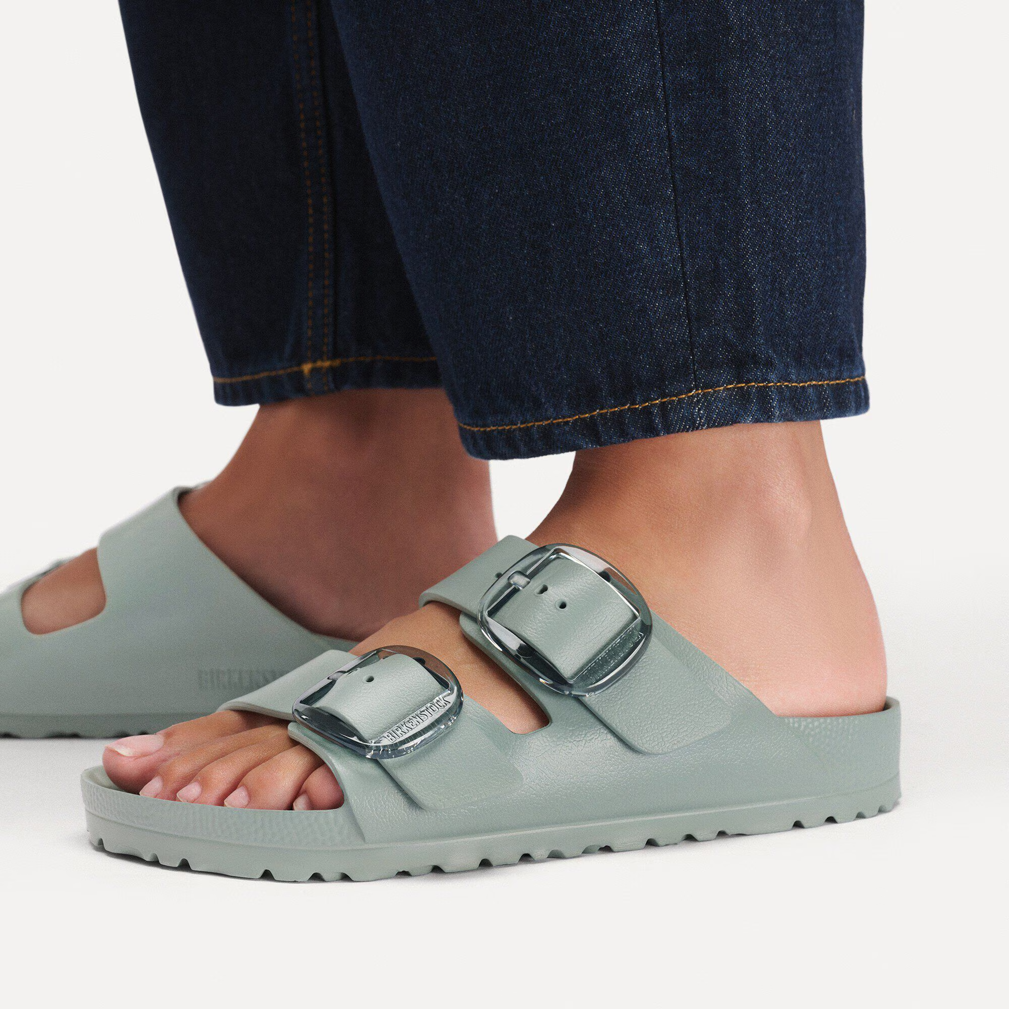 Arizona EVA Big Buckle Pure Sage (Women)