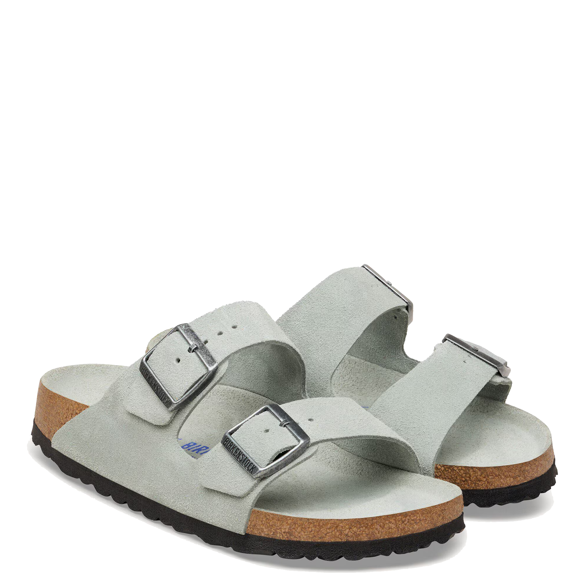 Arizona Soft Footbed Pure Sage Tonal Suede (Women)
