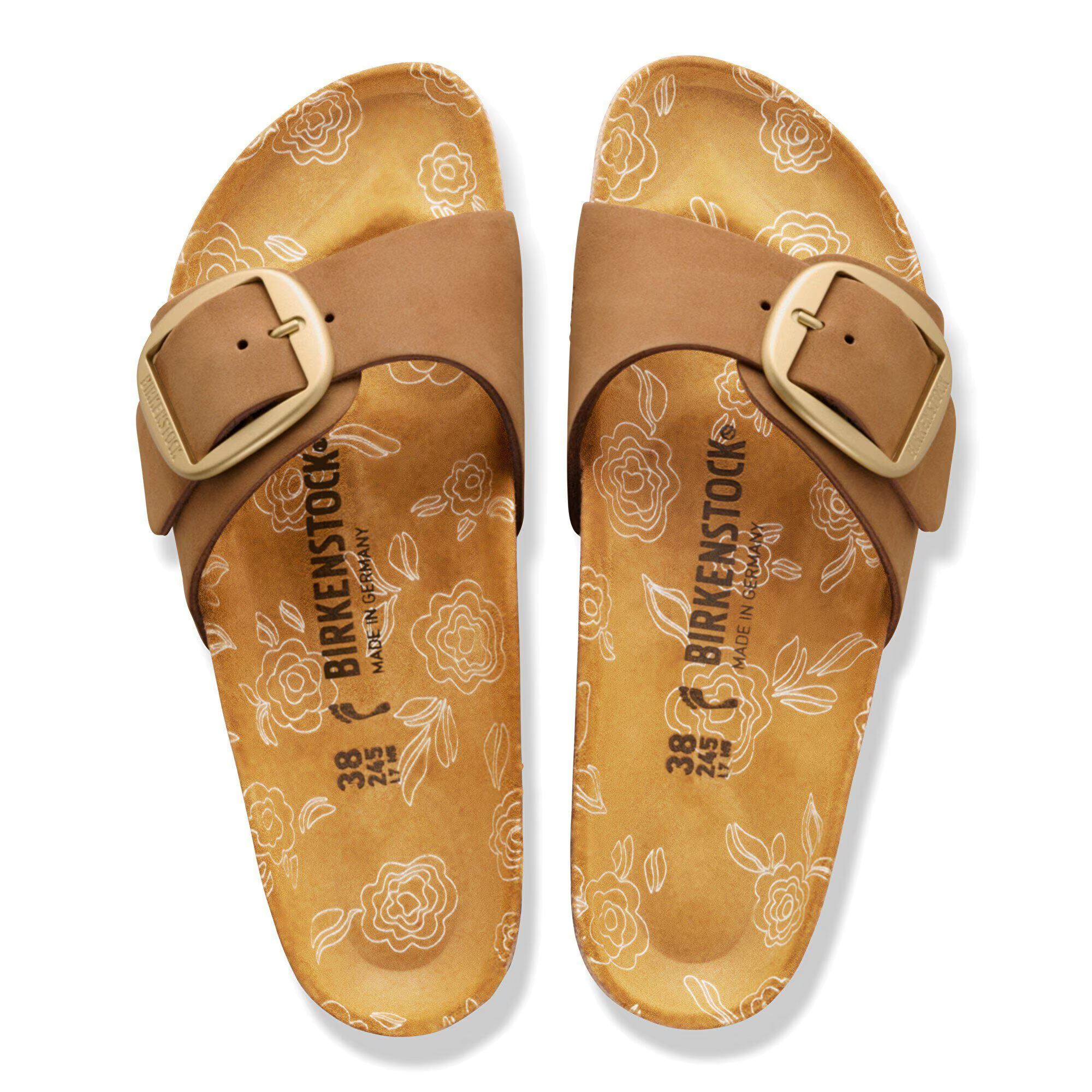 Madrid Big Buckle Nubuck Mink (Women)