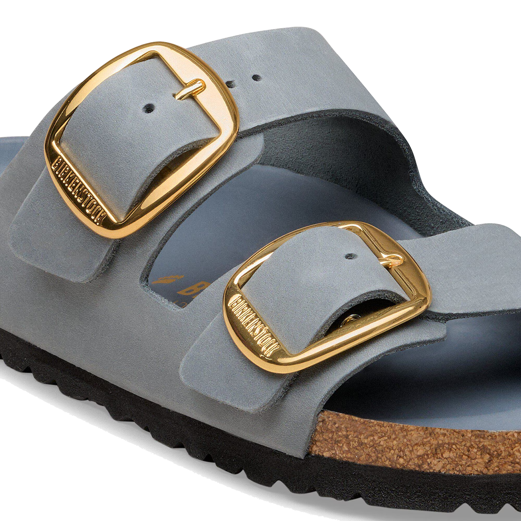 Arizona Big Buckle Basalt Grey Leather (Women)