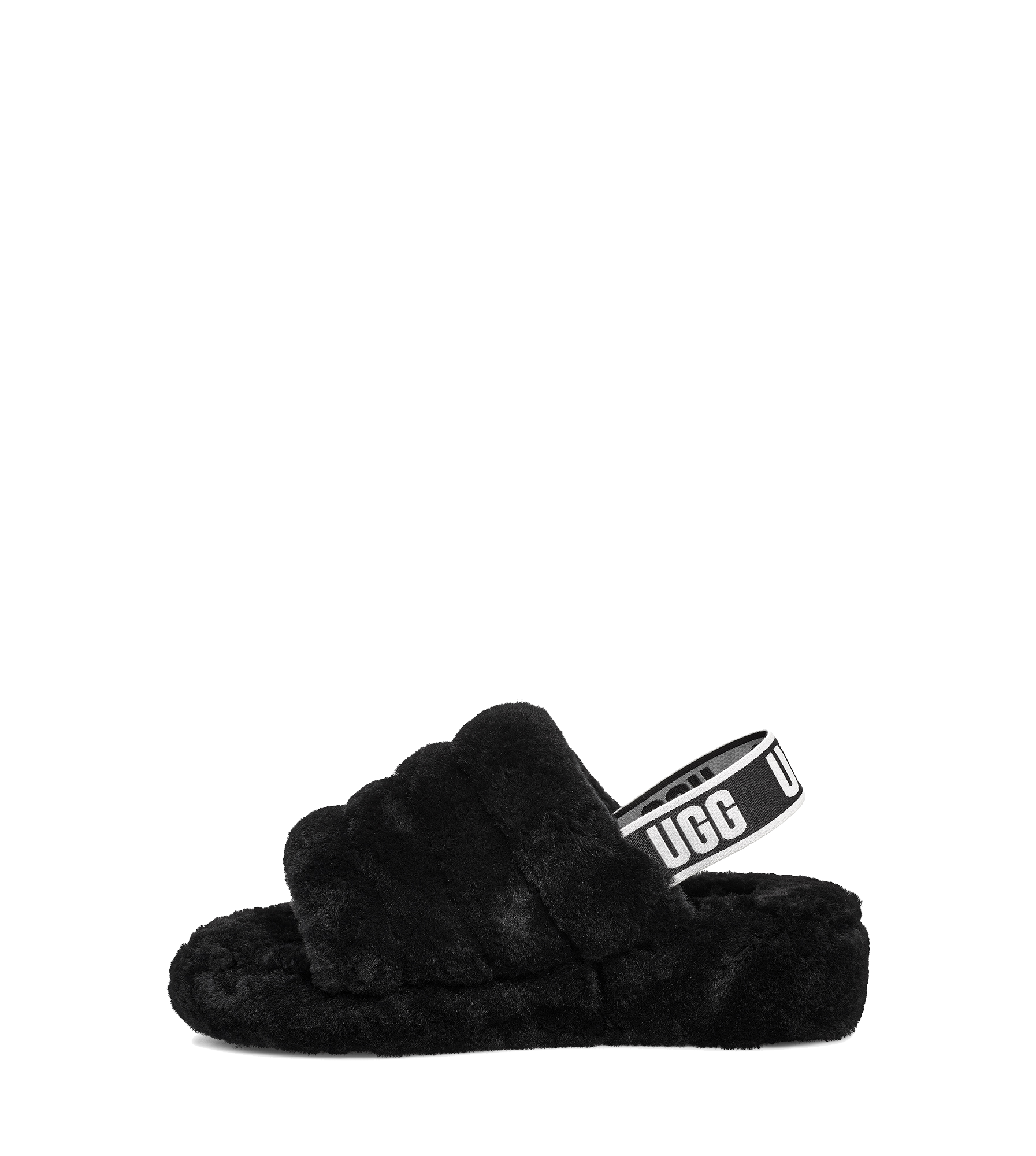 Fluff Yeah Slide Black (Women) - FINAL SALE