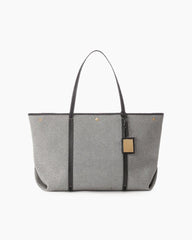 Women's Canvas & Leather Large Emerie Tote Bag