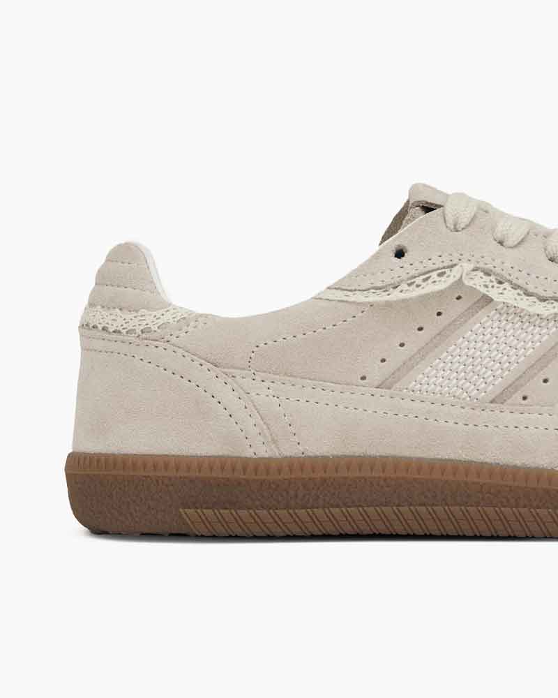 Women's Citywalk Crochet Cream Leather Sneakers