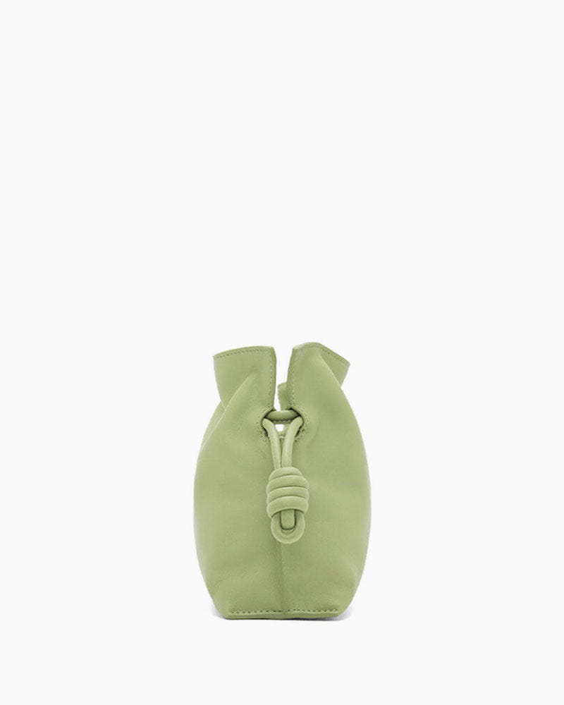 Vespera Mini Calfskin Clutch Light Pear