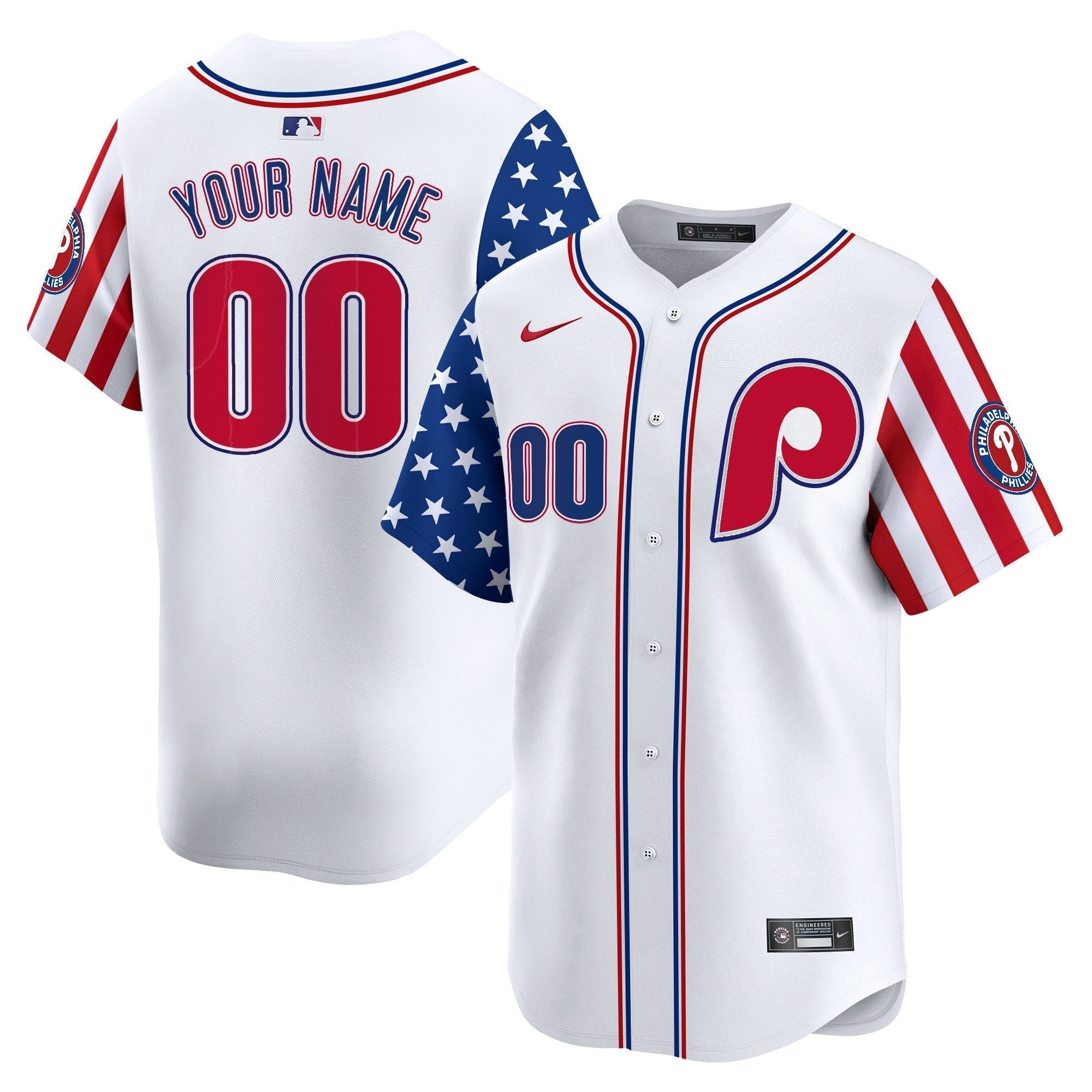 PHI 2025 Independence Day Vapor Premier Limited Custom Jersey - All Stitched