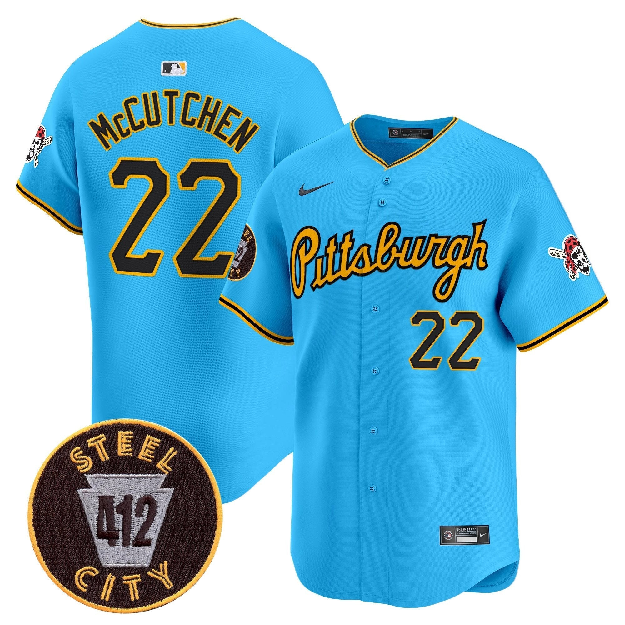 PIT 412 Patch Vapor Premier Limited Jersey V4 - All Stitched