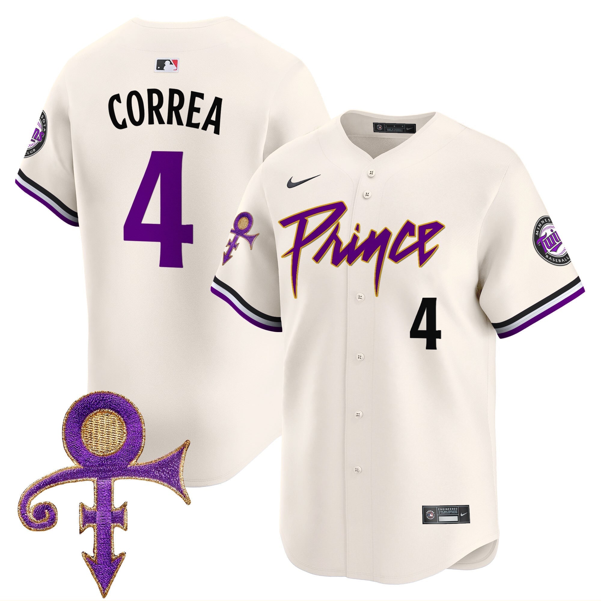 MIN Prince Patch Vapor Premier Limited Jersey V4 - All Stitched