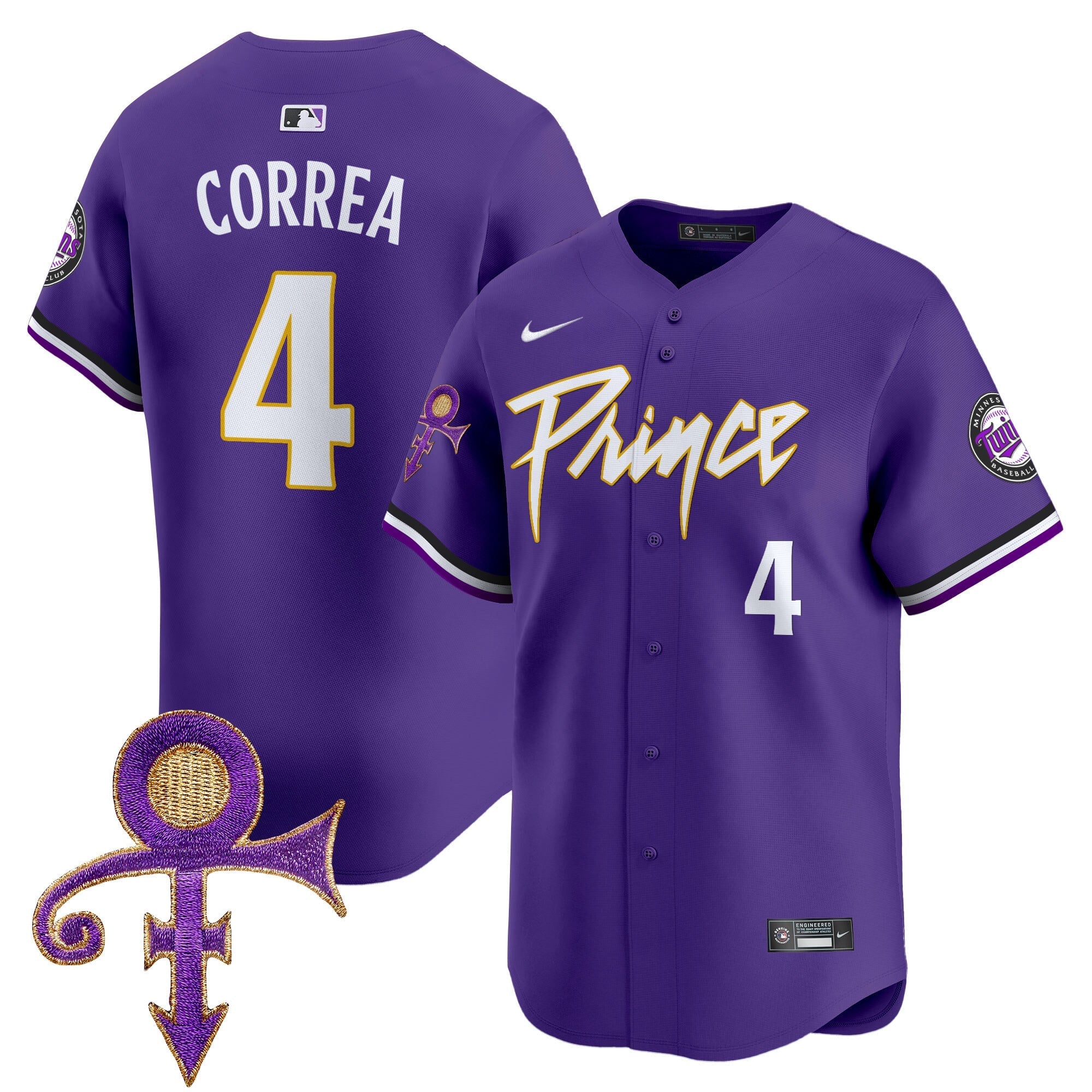 MIN Prince Patch Vapor Premier Limited Jersey V4 - All Stitched