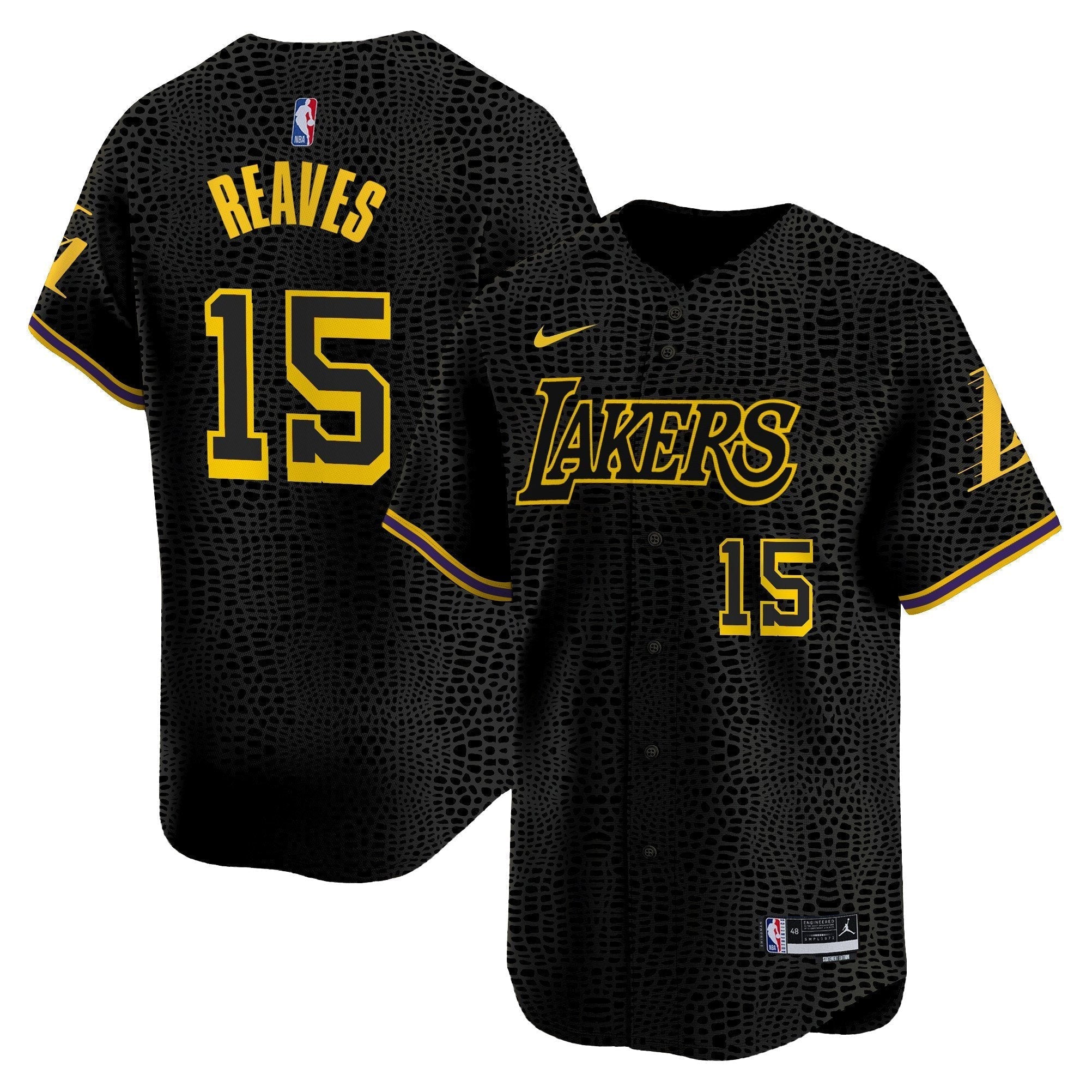 LAL Vapor Baseball Jersey - All Stitched