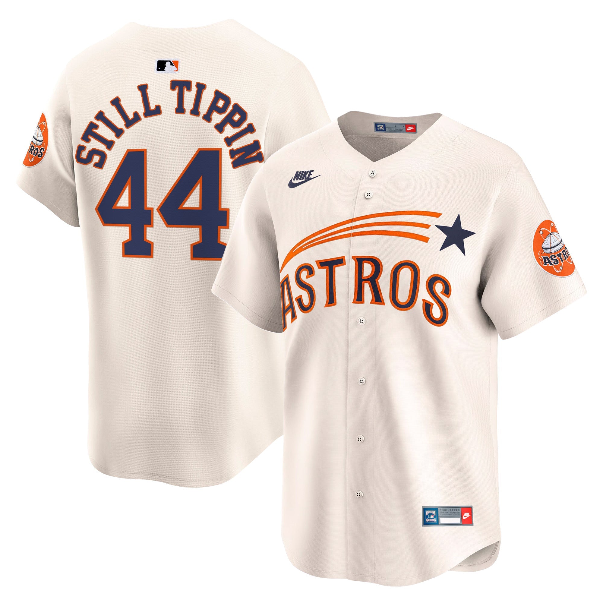 HOU Throwback Vapor Premier Limited Jersey - All Stitched