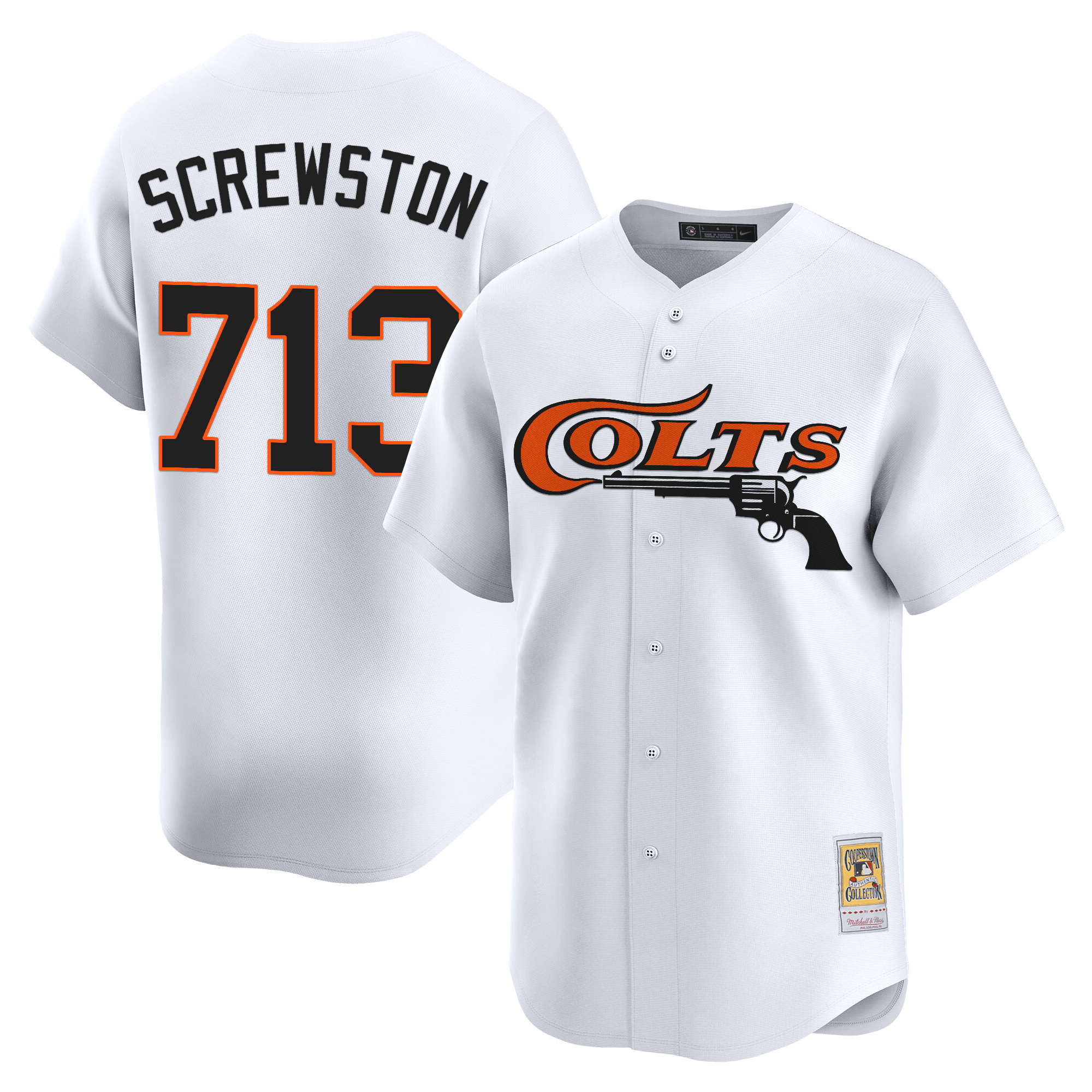 HOU Throwback Vapor Premier Limited Jersey - All Stitched