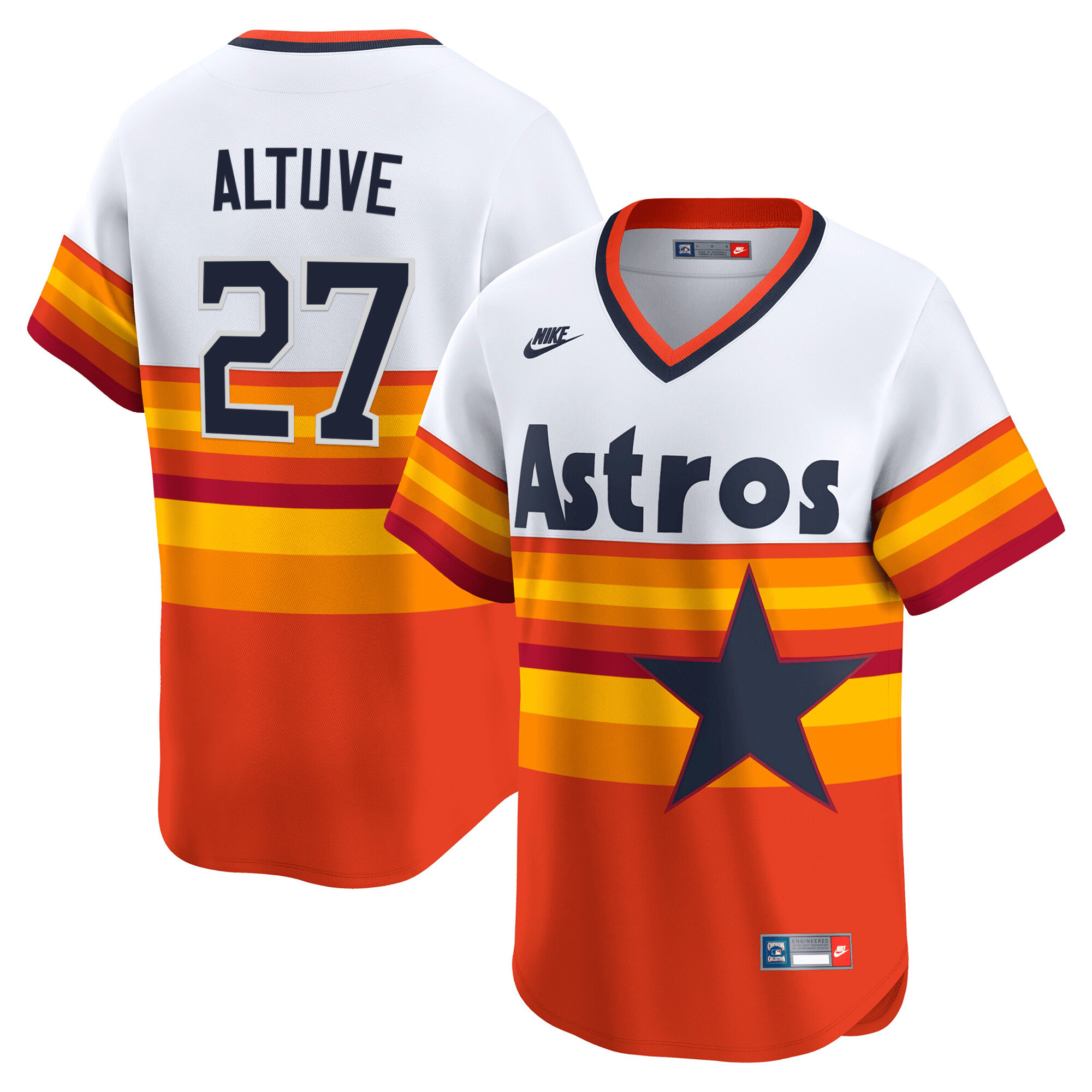 HOU Throwback Vapor Premier Limited Jersey - All Stitched