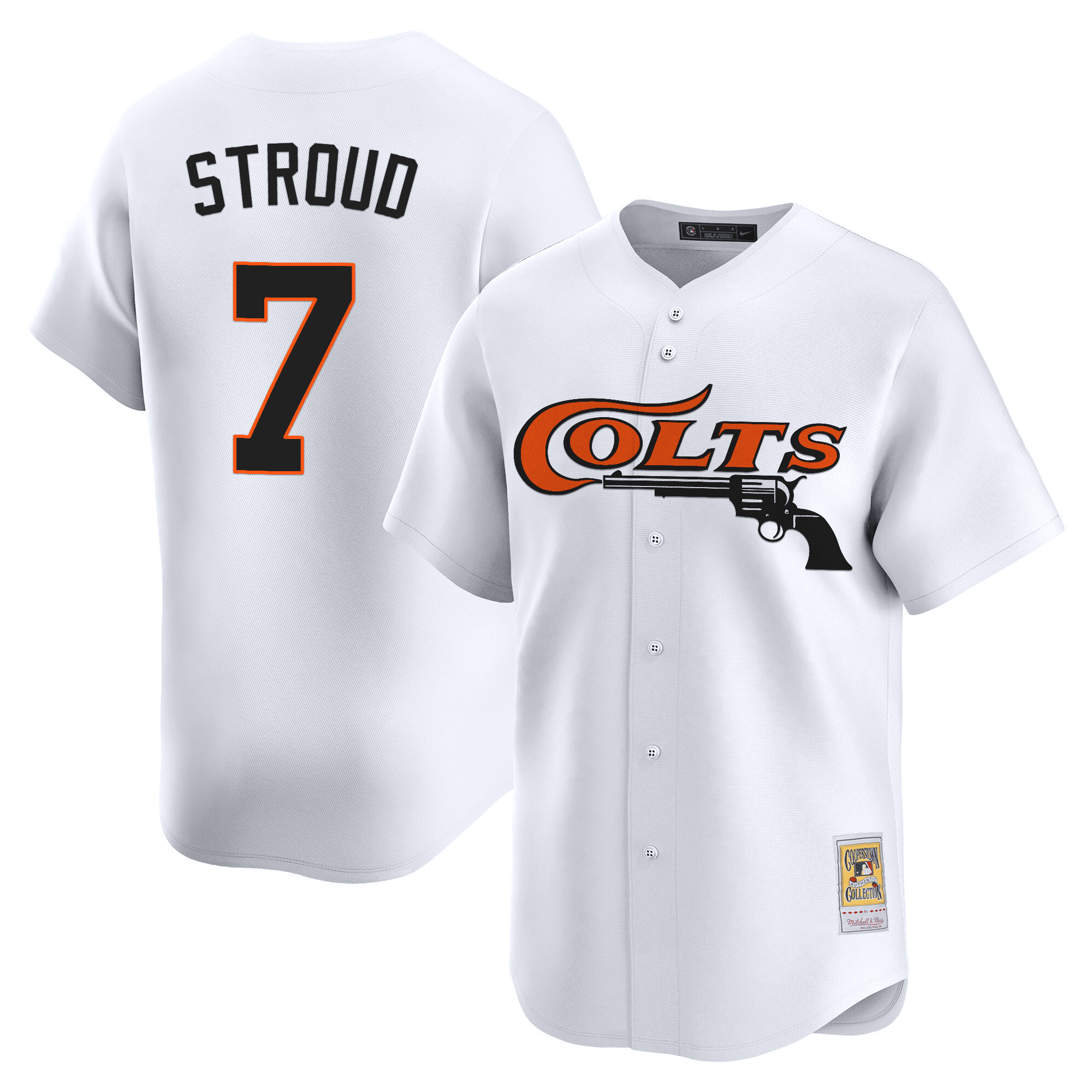 HOU Throwback Vapor Premier Limited Jersey - All Stitched