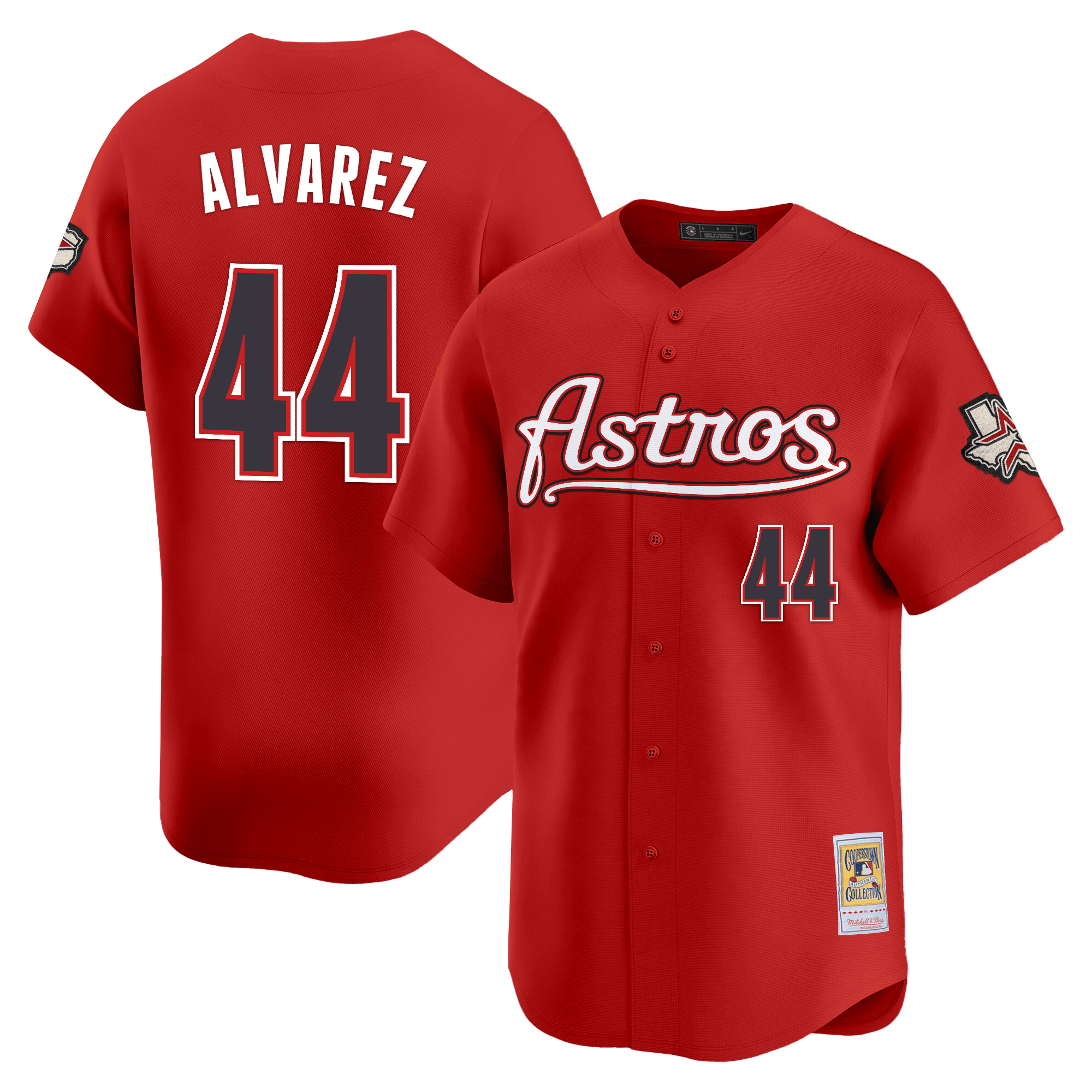 HOU Throwback Vapor Premier Limited Jersey - All Stitched