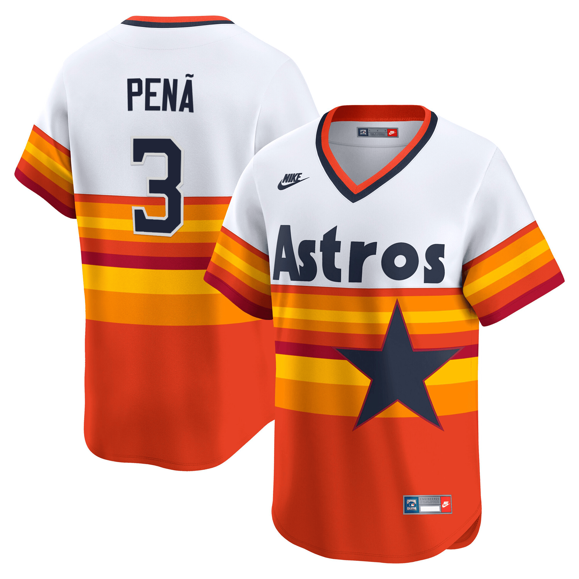 HOU Throwback Vapor Premier Limited Jersey - All Stitched