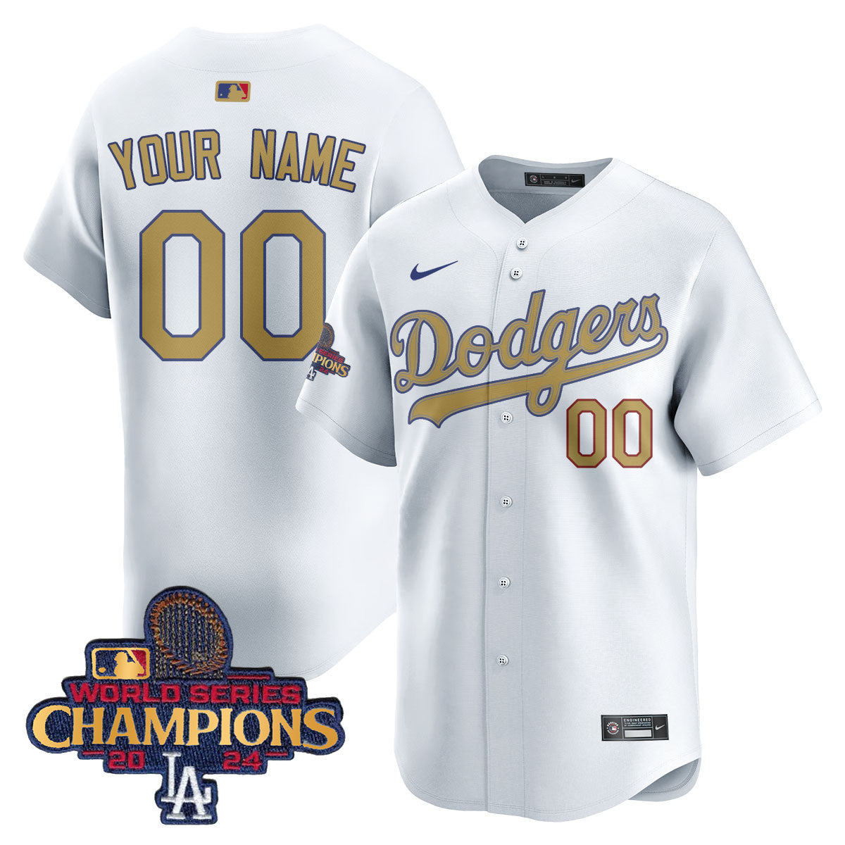 Custom Gender/Name LAD Gold 2025 Jersey - All Stitched