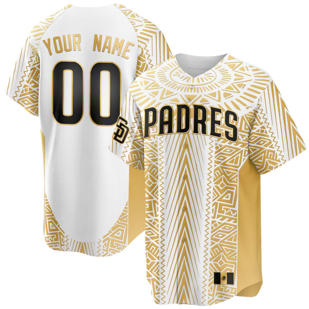 Custom Gender/Name SD Mexican Heritage Jersey - All Stitched